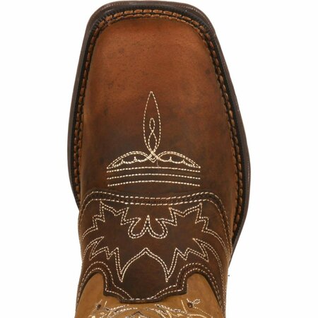 Durango Lady Rebel by Let Love Fly Western Boot, NICOTINE/BROWN, M, Size 9 RD4424
